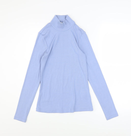 Womens UK Size S & Other Stories Blue Basic T-Shirt