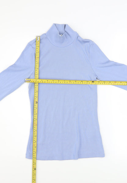 Womens UK Size S & Other Stories Blue Basic T-Shirt