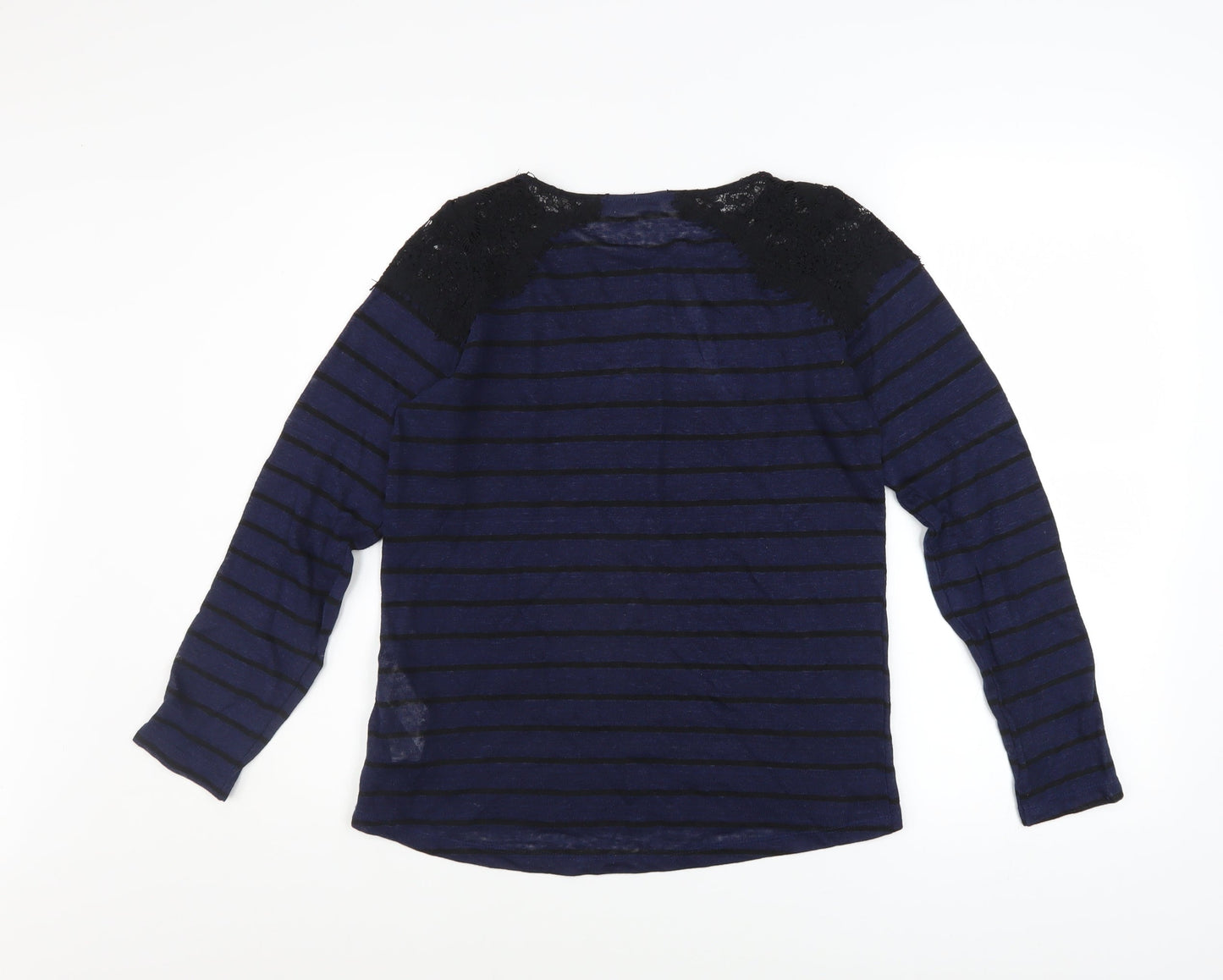 Womens UK Size S Zara Blue Pullover Jumper