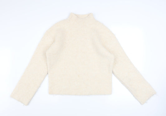 Womens UK Size M River Island Beige Pullover Jumper
