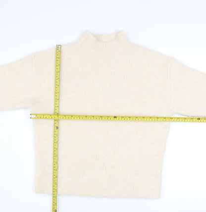 Womens UK Size M River Island Beige Pullover Jumper