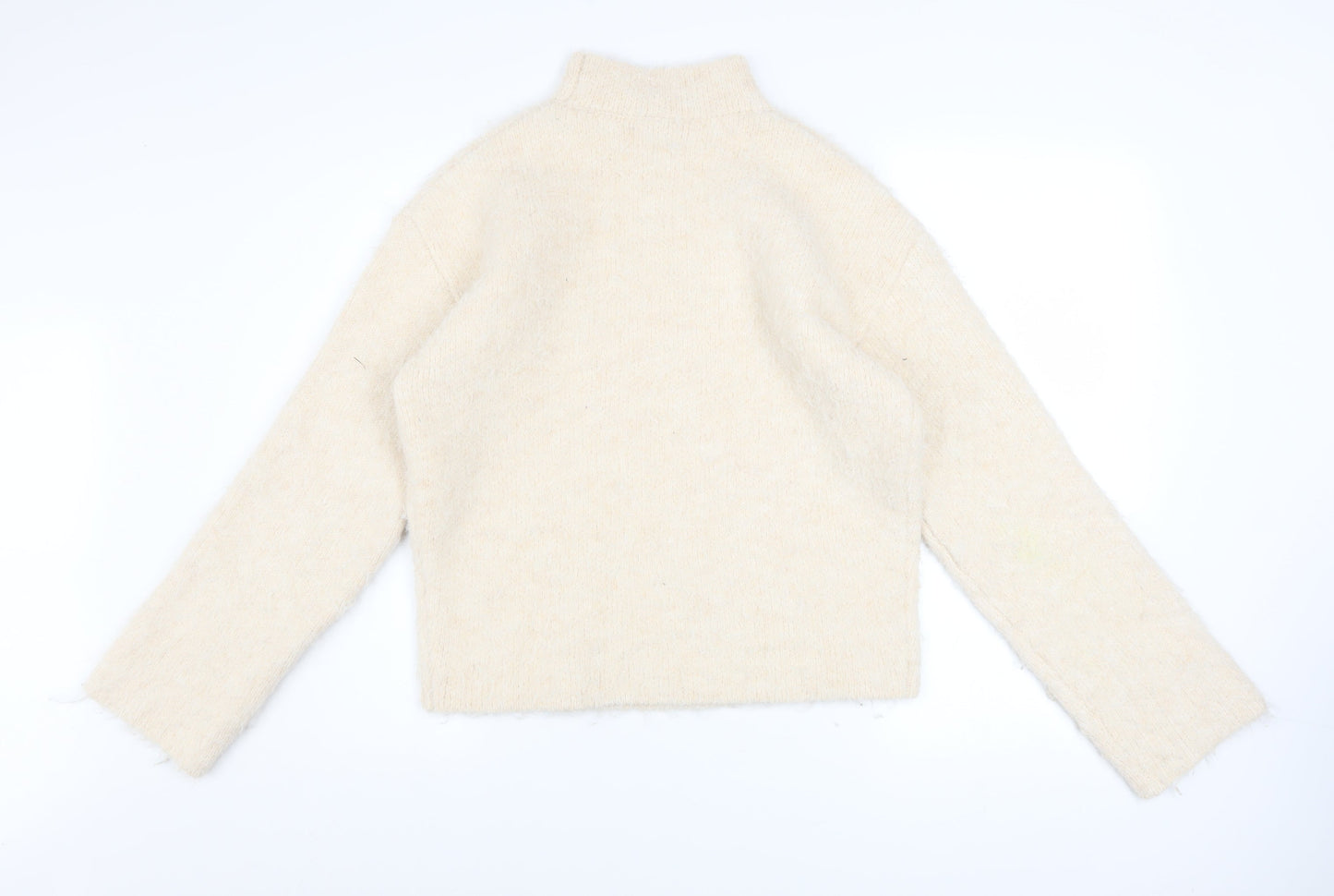 Womens UK Size M River Island Beige Pullover Jumper