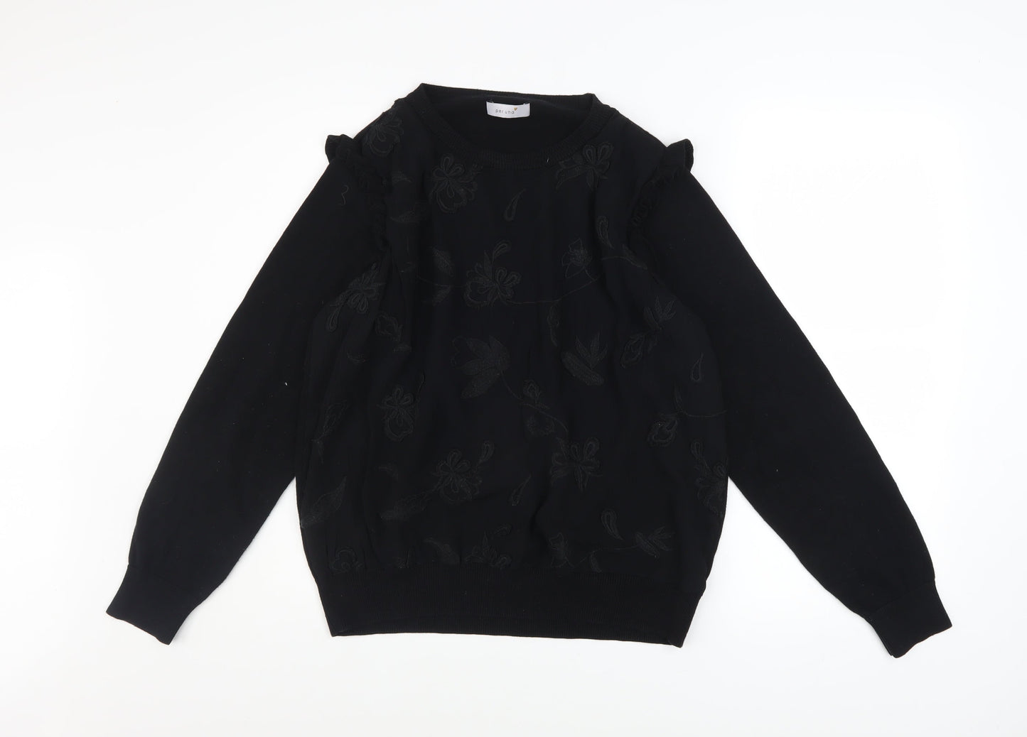 Womens UK Size 14 Marks and Spencer Black Pullover Jumper