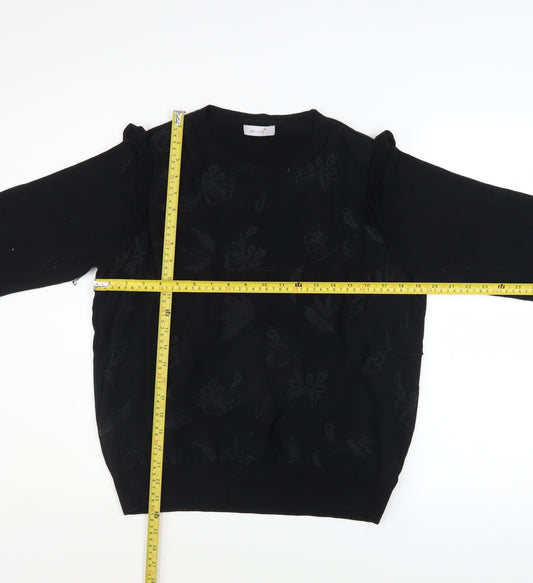 Womens UK Size 14 Marks and Spencer Black Pullover Jumper