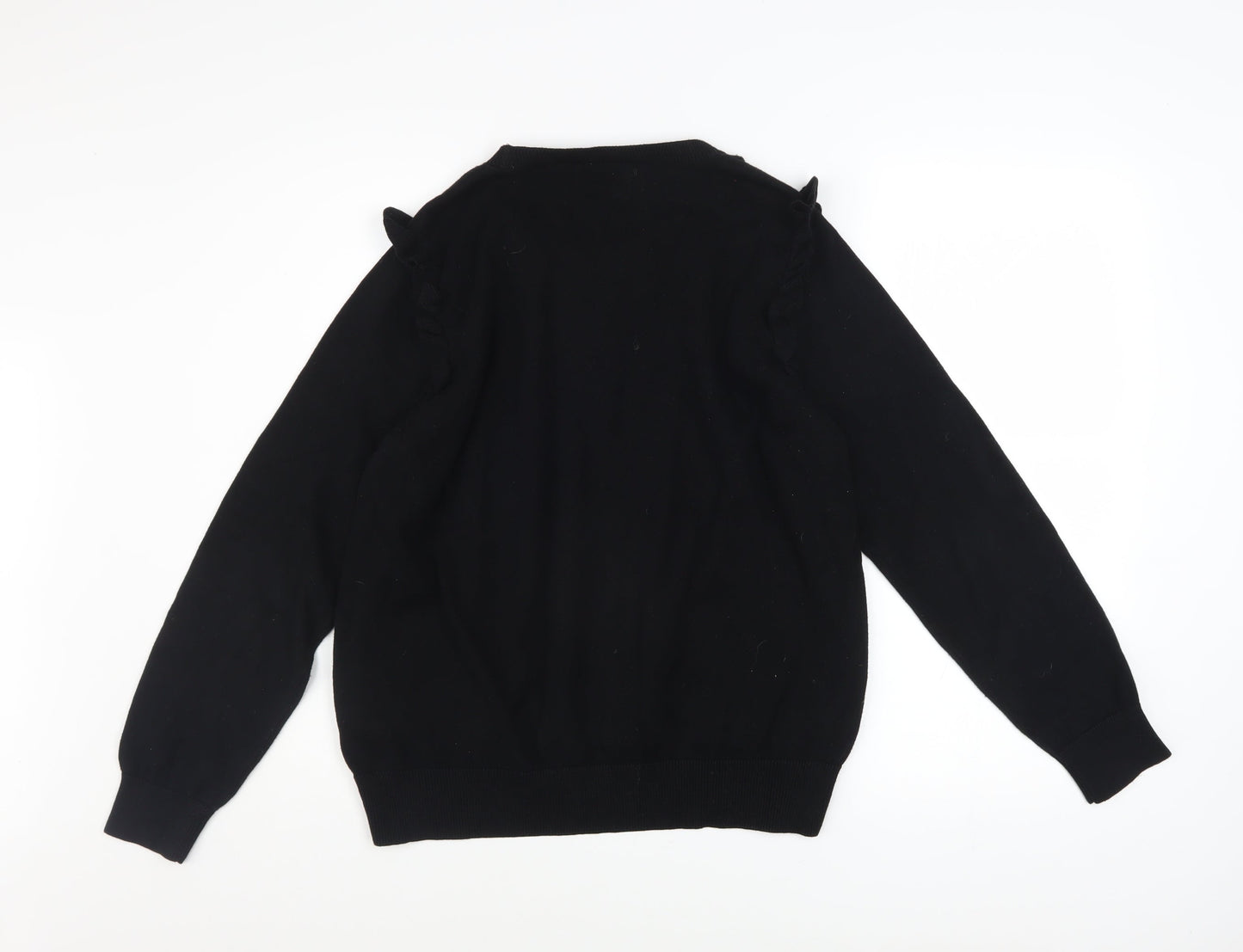 Womens UK Size 14 Marks and Spencer Black Pullover Jumper