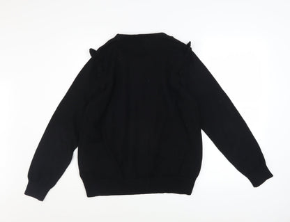Womens UK Size 14 Marks and Spencer Black Pullover Jumper