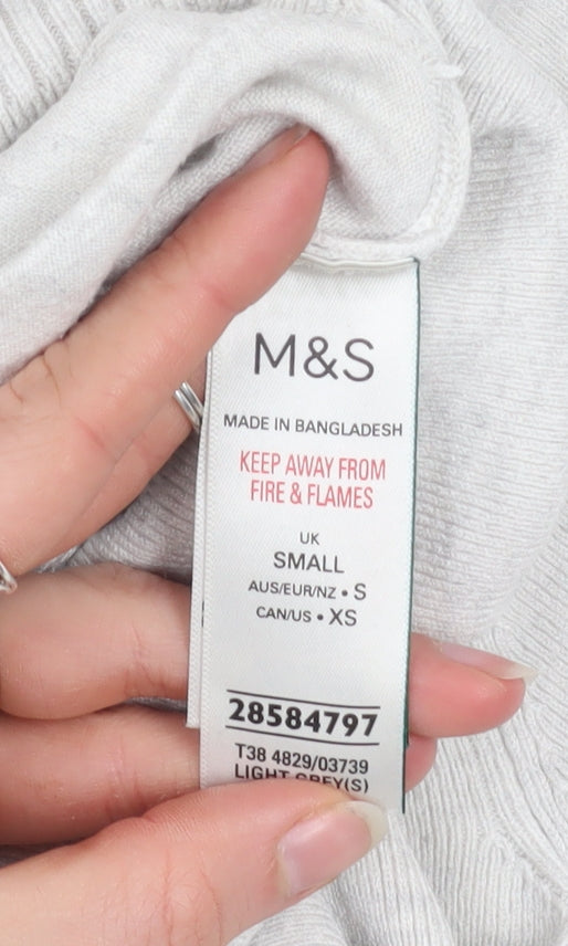 Womens UK Size S Marks and Spencer Grey  Jacket