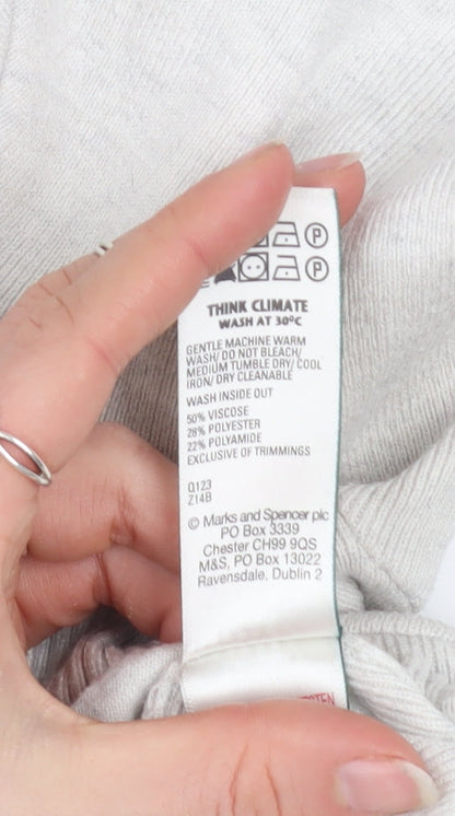 Womens UK Size S Marks and Spencer Grey  Jacket