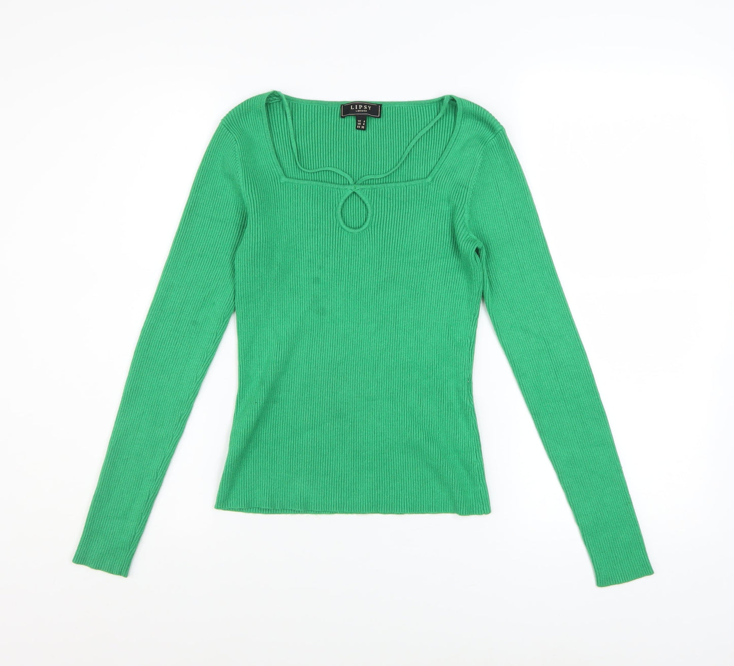 Womens UK Size 8 Lipsy Green Pullover Jumper