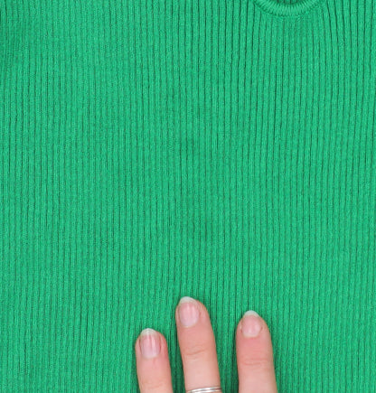 Womens UK Size 8 Lipsy Green Pullover Jumper