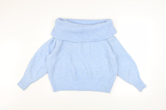 Womens UK Size XS H&M Blue Pullover Jumper