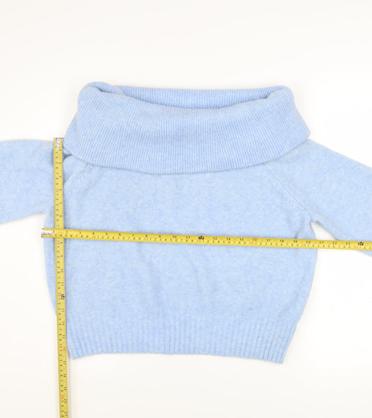 Womens UK Size XS H&M Blue Pullover Jumper