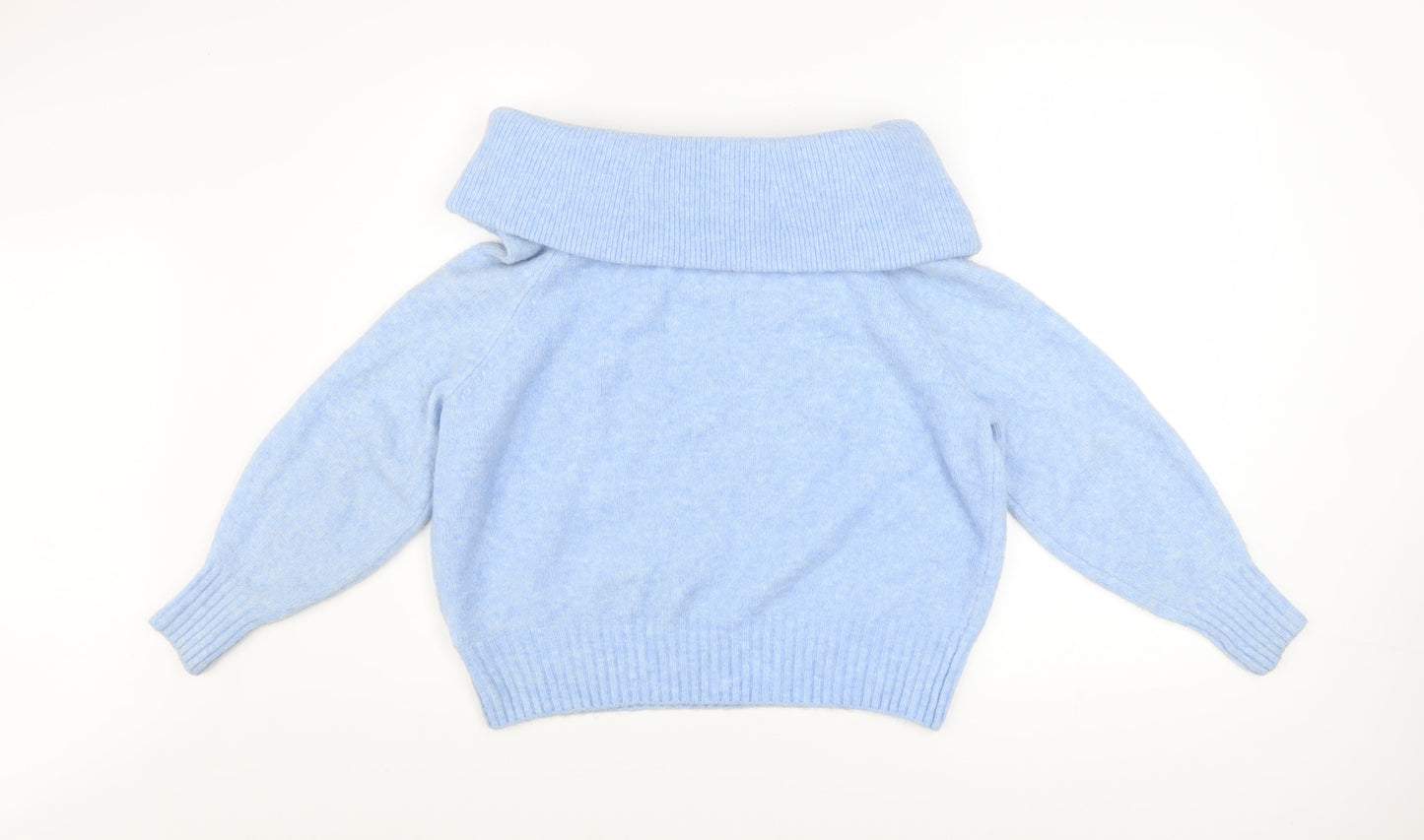 Womens UK Size XS H&M Blue Pullover Jumper