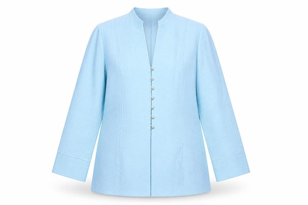Womens UK Size 14 Jacques Vert Blue Blazer