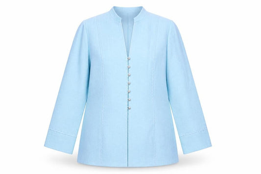 Womens UK Size 14 Jacques Vert Blue Blazer