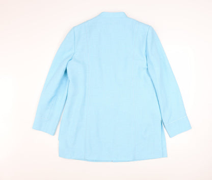 Womens UK Size 14 Jacques Vert Blue Blazer