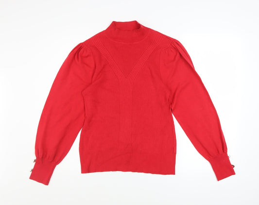Womens UK Size 16 River Island Red Pullover Jumper