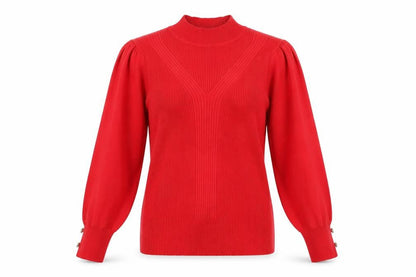 Womens UK Size 16 River Island Red Pullover Jumper