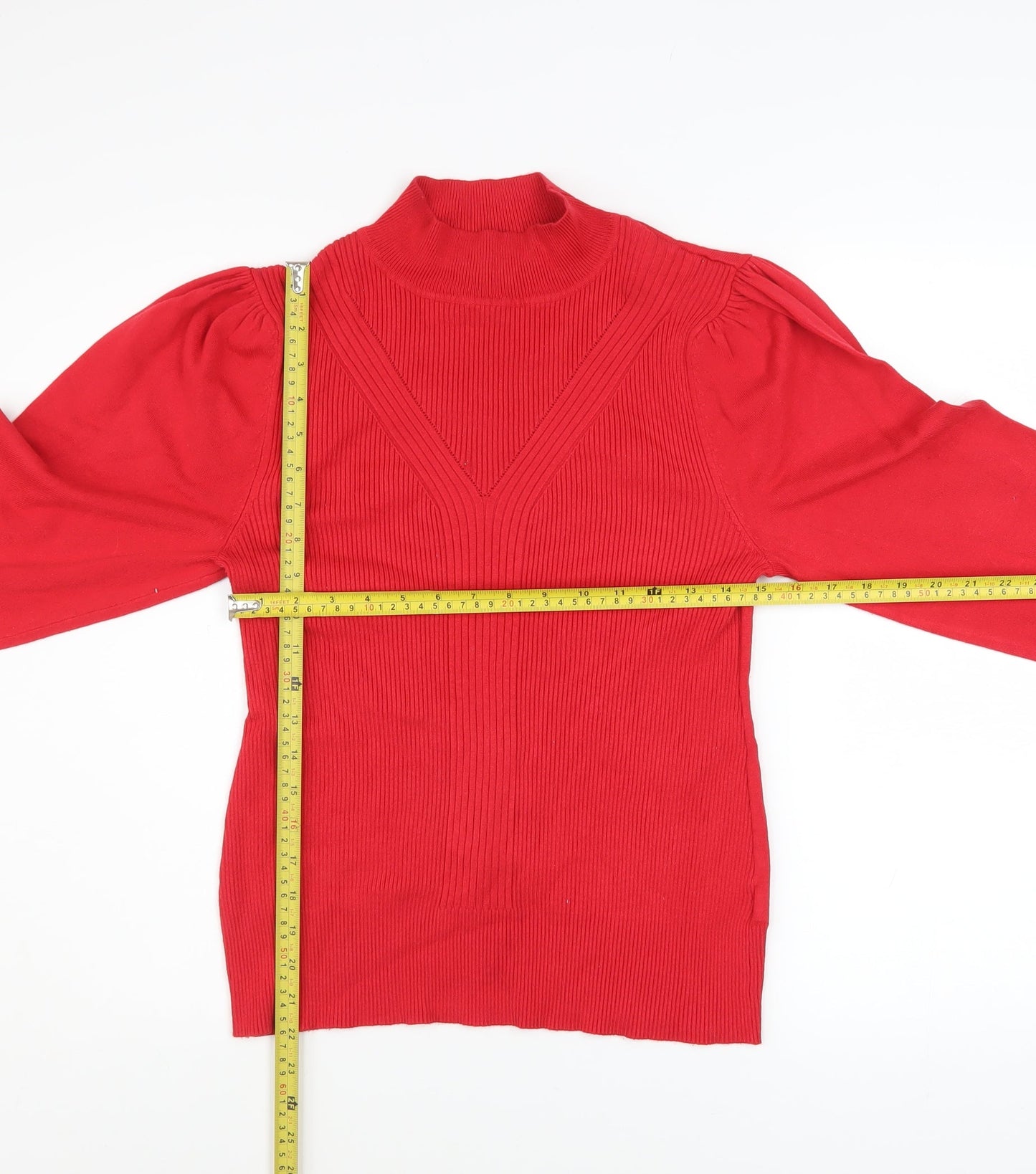 Womens UK Size 16 River Island Red Pullover Jumper