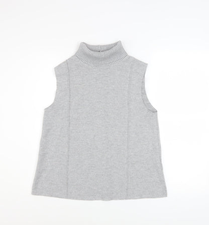 Womens UK Size M Zara Grey Vest Jumper