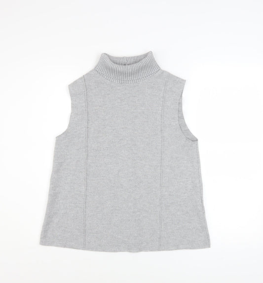 Womens UK Size M Zara Grey Vest Jumper