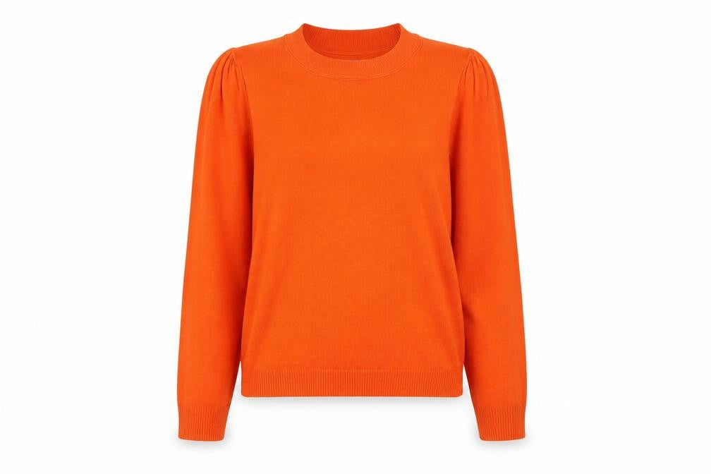 Womens UK Size L NEXT Orange Pullover Jumper