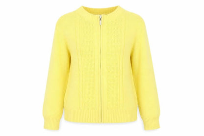 Womens UK Size 10 Damart Yellow  Jacket