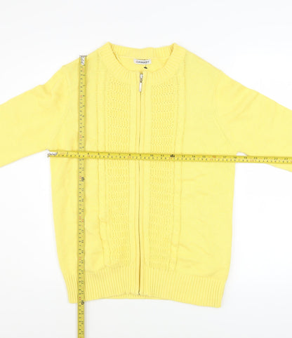 Womens UK Size 10 Damart Yellow  Jacket