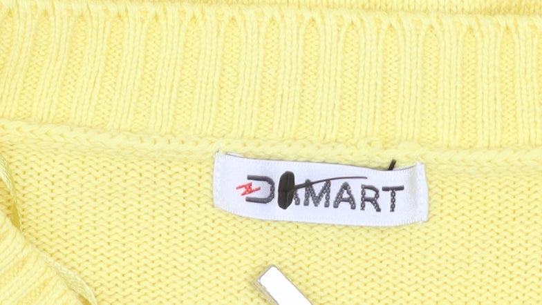 Womens UK Size 10 Damart Yellow  Jacket