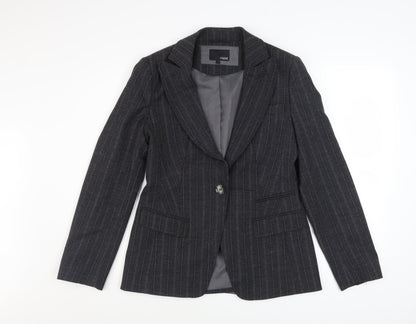 Womens UK Size 12 NEXT Regular Grey Blazer