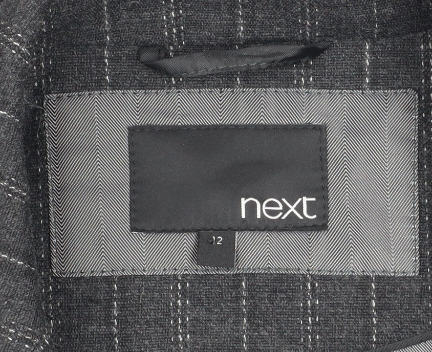 Womens UK Size 12 NEXT Regular Grey Blazer