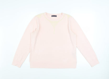 Womens UK Size 14 Marks and Spencer Pink Pullover Jumper