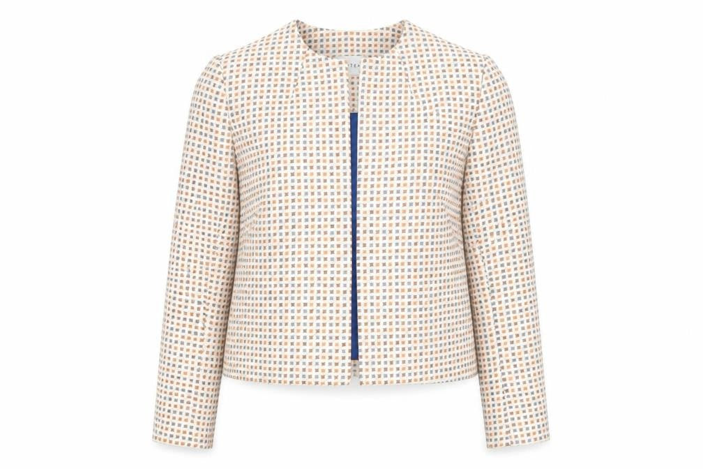 Womens UK Size 10 Eastex Multicoloured Basic Jacket