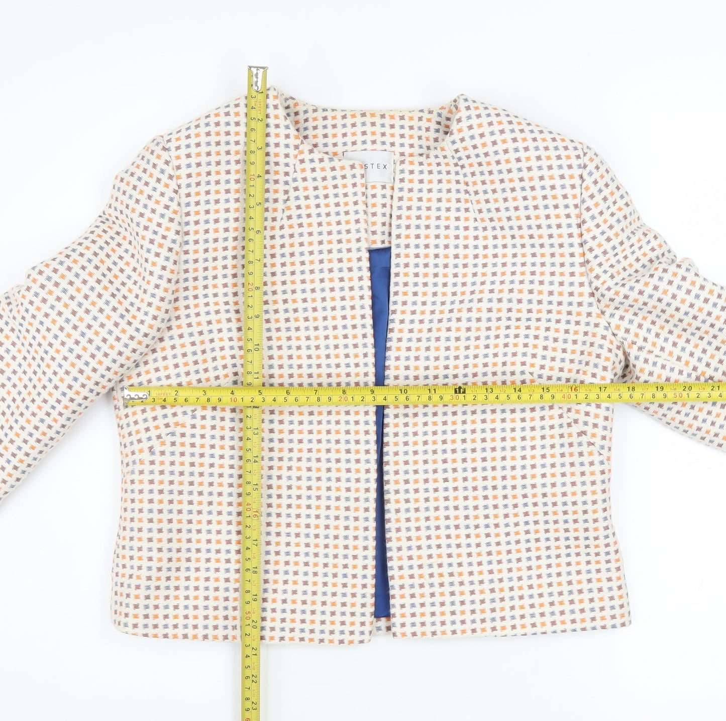 Womens UK Size 10 Eastex Multicoloured Basic Jacket