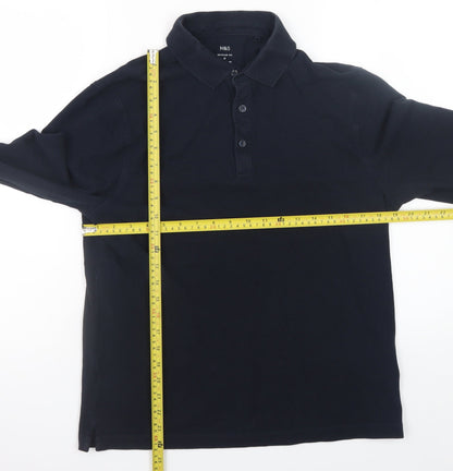 Mens UK Size M Marks and Spencer 100% Cotton Polo Shirt