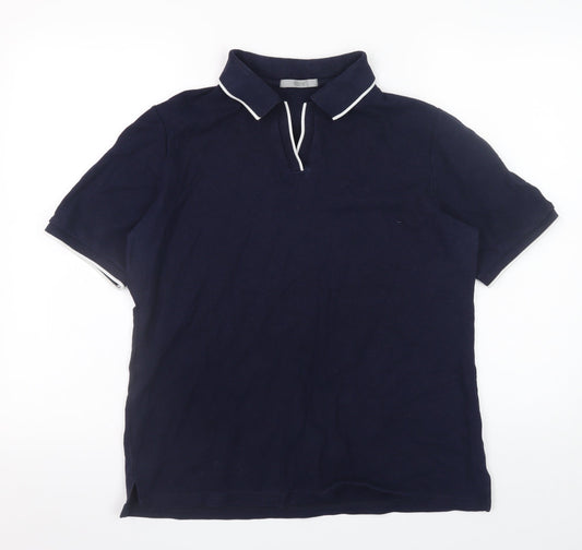 Mens UK Size 14 Marks and Spencer 100% Cotton Polo Shirt