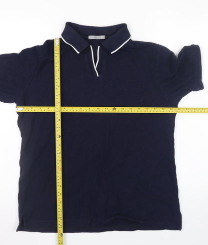 Mens UK Size 14 Marks and Spencer 100% Cotton Polo Shirt