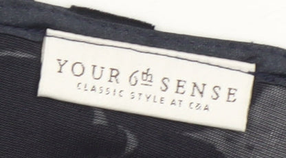 Womens UK Size L Your 6th Sense Black Tunic Blouse