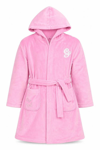 Marks and Spencer Girls Pink Wicked Glinda Robe 11-12 Years Hooded Belted
