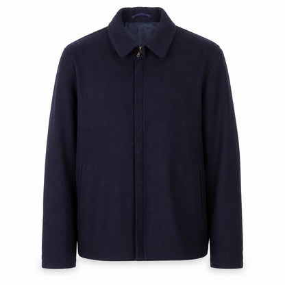 Mens UK Size L David Moss Blue Basic Jacket