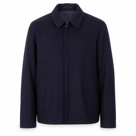 Mens UK Size L David Moss Blue Basic Jacket