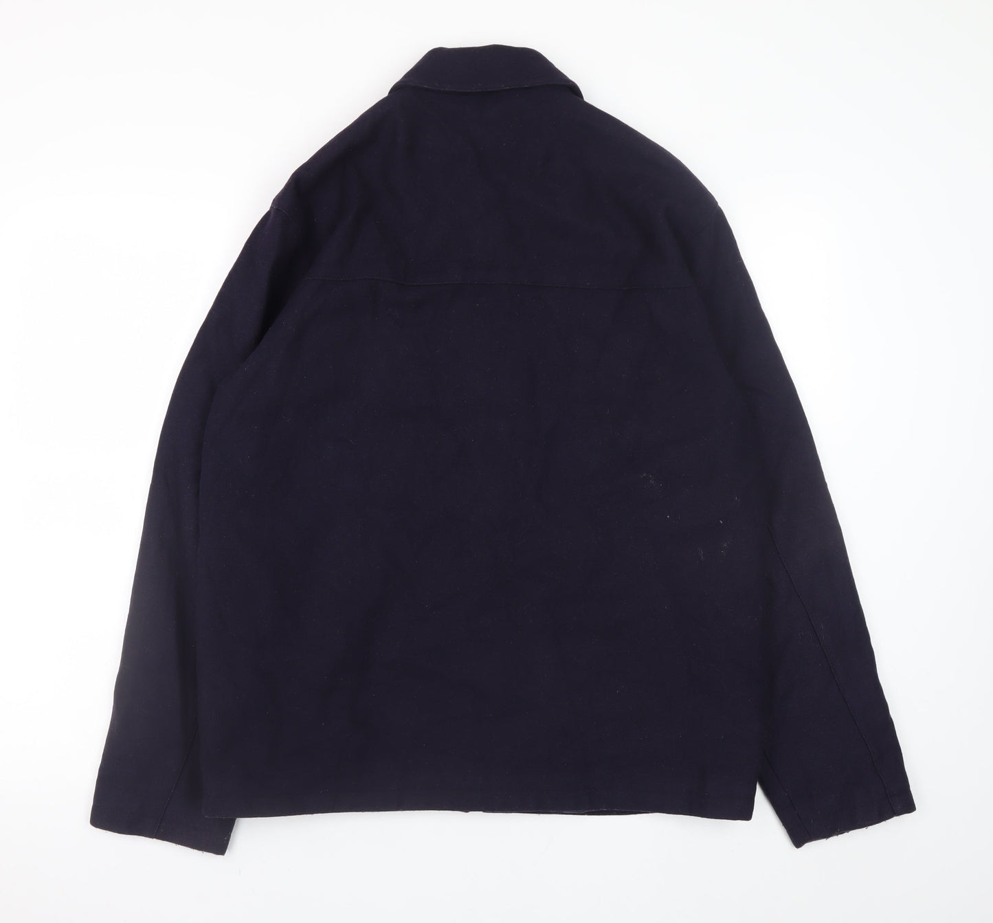 Mens UK Size L David Moss Blue Basic Jacket