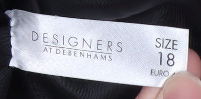 Womens UK Size 18 Designers at Debenhams Black Pea Coat