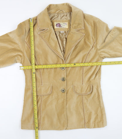 Big Chill Women’s Beige Cotton Vintage Blazer Jacket L