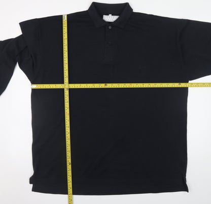 Mens UK Size 2XL Classic Menswear Polyester Blend Polo Shirt