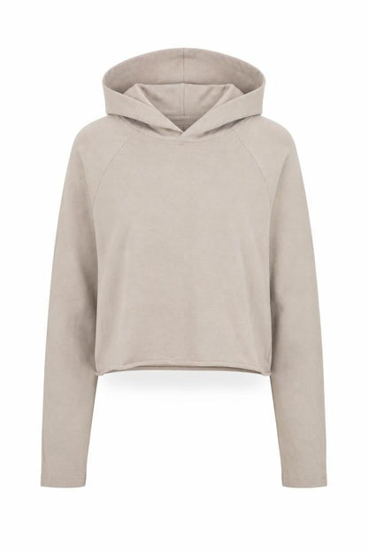 Womens UK Size XS H&M Beige Pullover Hoodie