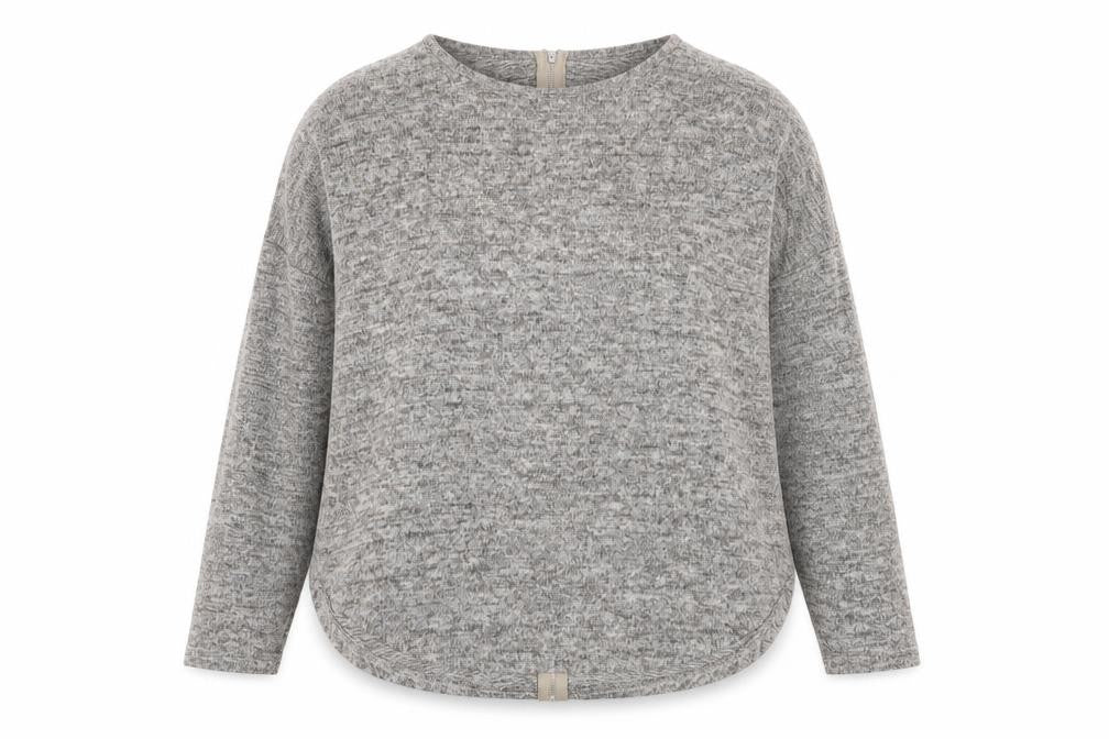 Womens UK Size L New Look Grey Pullover Sweatshirt