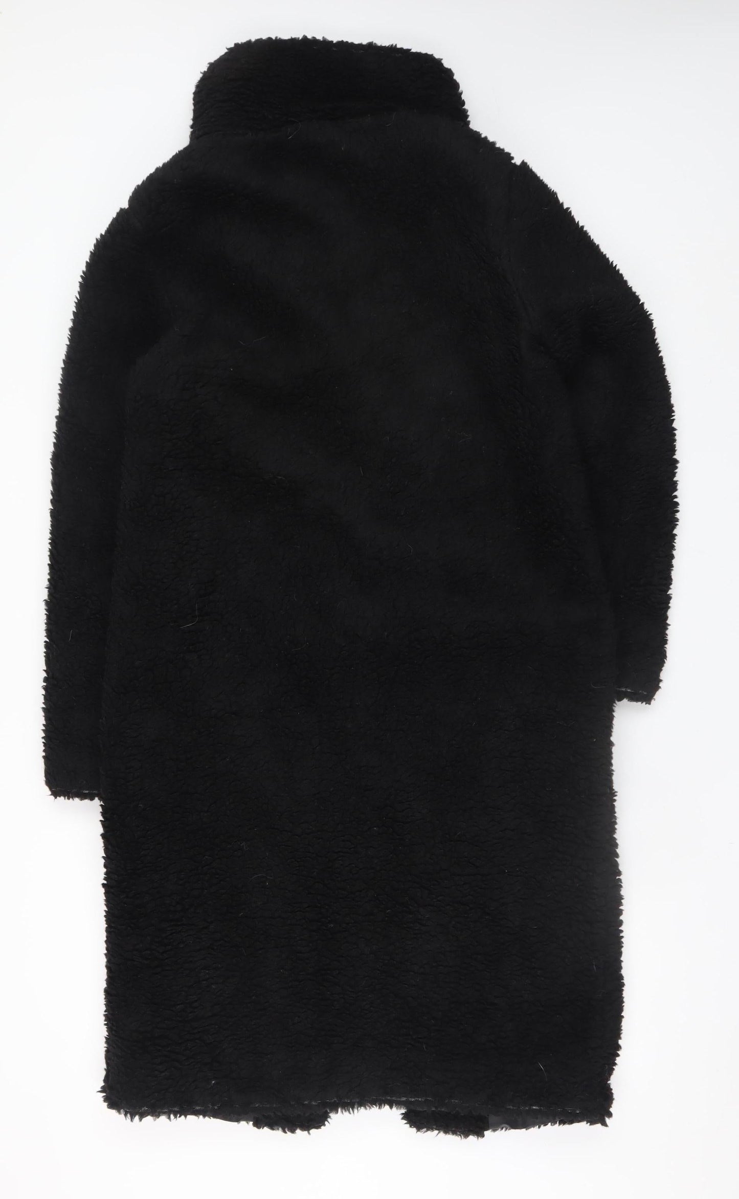 Womens UK Size 8 De la Crème Black Overcoat
