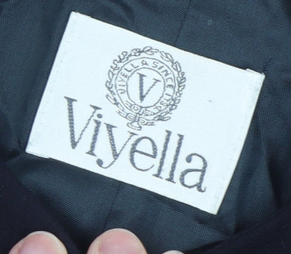 Womens UK Size 16 Viyella Black Basic Jacket