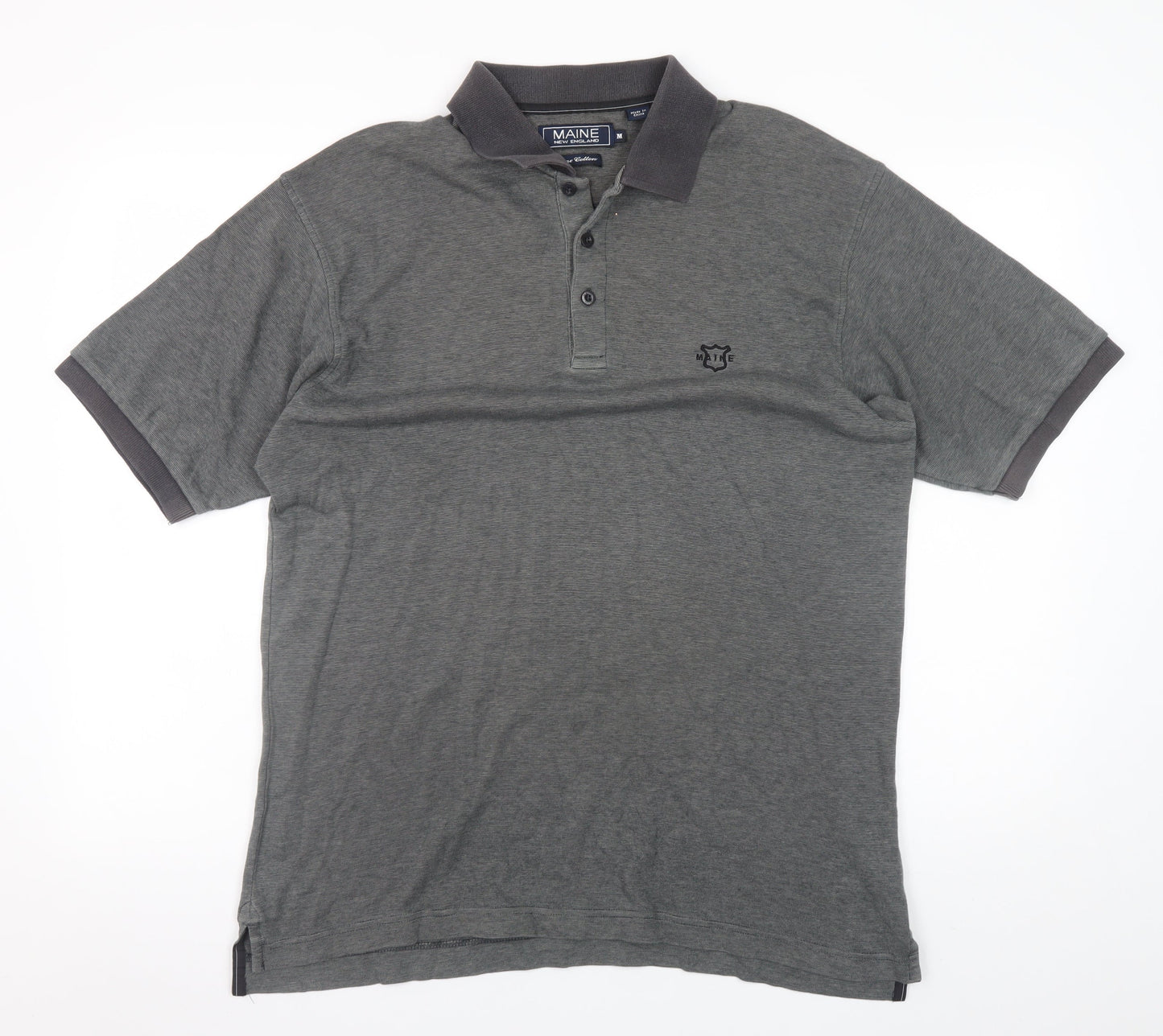 Mens UK Size M Maine New England 100% Cotton Polo Shirt